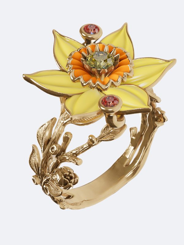 Noble Daffodil Ring